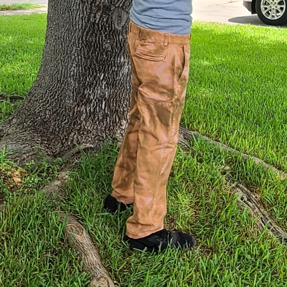 Bleach dyed Old Navy ultimate loose casual pants size 32 - Picture 4 of 11